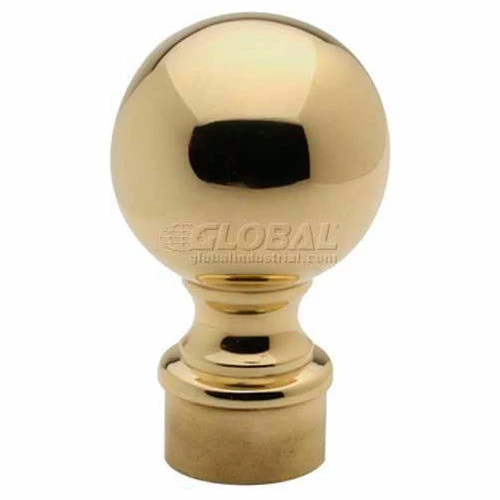 Lavi Industries, Ball Finial, for 1.5" Tubing, Satin Stainless Steel 3 Lavi Industries, Ball Finial, for 1.5" Tubing, Satin Stainless Steel