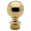 Lavi Industries, Ball Finial, for 1.5" Tubing, Polished Stainless Steel -Cheap Moulding & Millwork Store 00 6041H 2
