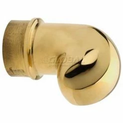 Lavi Industries, Scroll Finial, for 1.5" Tubing, Polished Brass
