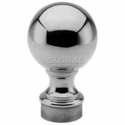 Lavi Industries, Ball Finial, for 2" Tubing, Satin Stainless Steel