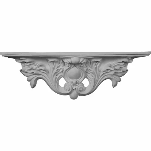 Ekena Acanthus Shelf SH08X24X04AC, 23-7/8"W x 4-3/8"D x 7-7/8"H 3 Ekena Acanthus Shelf SH08X24X04AC, 23-7/8"W x 4-3/8"D x 7-7/8"H
