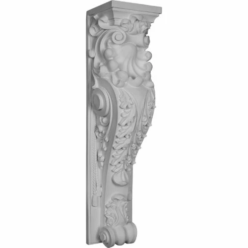 Ekena Scroll Leaf Surround SUR34X08X08SC, 7-7/8"W x 7-7/8"D x 34"H 3 Ekena Scroll Leaf Surround SUR34X08X08SC, 7-7/8"W x 7-7/8"D x 34"H