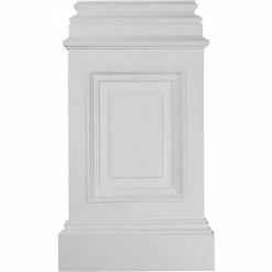 Ekena Classic Large Pedestal Base BAS14X24X02CL, 14-3/8"W x 2-1/2"D x 24-3/4"H