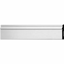 Ekena Aberdeen Baseboard Moulding BBD03X00AB, 3-3/4"H x 1/2"D x 96"L
