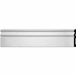 Ekena Bradford Baseboard Moulding BBD05X00BR, 5-7/8"H x 5/8"D x 96"L