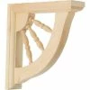 Ekena Andrea Wagon Wheel Bracket BKT01X07X07ADRW, 1-1/2"W x 7"D x 7"H -Cheap Moulding & Millwork Store EKE BKT01X07X07ADRW