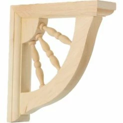 Ekena Andrea Wagon Wheel Bracket BKT01X07X07ADRW, 1-1/2"W x 7"D x 7"H