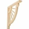 Ekena Crendon Wagon Wheel Bracket BKT01X12X12CRAL, 1-1/2"W x 12"D x 12"H -Cheap Moulding & Millwork Store EKE BKT01X12X12CRAL