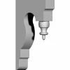 Ekena Aberdeen Bracket BKT02X09X16AB, 2-3/4"W x 9-3/4"D x 16"H 2 Ekena Aberdeen Bracket BKT02X09X16AB, 2-3/4"W x 9-3/4"D x 16"H -Cheap Moulding & Millwork Store EKE BKT02X09X16AB