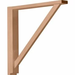 Ekena Traditional Shelf Bracket BKT02X17X17TRRO, 2-1/2"W x 17-3/4"D x 17-1/4"H