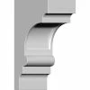 Ekena Diane Bracket BKT03X04X08DI, 3-1/2"W x 4-1/4"D x 8"H -Cheap Moulding & Millwork Store EKE BKT03X04X08DI