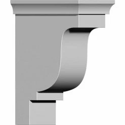 Ekena Edinburgh Bracket BKT03X09X07ED, 3-1/2"W x 9"D x 7"H