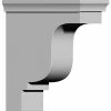 Ekena Edinburgh Bracket BKT04X10X10ED, 4-1/8"W x 10-1/2"D x 10-1/2"H -Cheap Moulding & Millwork Store EKE BKT04X10X10ED