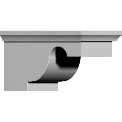 Ekena Dublin Bracket BKT08X11X06DU, 8"W x 11-1/2"D x 6"H