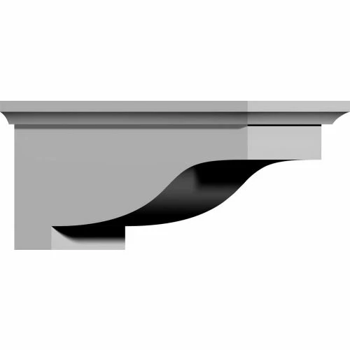 Ekena Dublin Bracket BKT13X06X05DU, 6"W x 13-1/8"D x 5-7/8"H 3 Ekena Dublin Bracket BKT13X06X05DU, 6"W x 13-1/8"D x 5-7/8"H