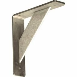 Ekena Traditional Bracket BKTM02X08X08TRSS, 2"W x 8"D x 8"H