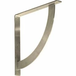 Ekena Bulwark Bracket BKTM02X18X18BUSS, 2"W x 18"D x 18"H