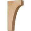 Ekena Clarksville Bracket BKTW02X04X08CVWA, 1-3/4"W x 4"D x 8"H -Cheap Moulding & Millwork Store EKE BKTW02X04X08CVWA