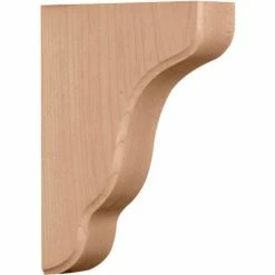 Ekena Plymouth Wood Bracket BKTW02X05X08PLCH, 1-3/4"W x 5-1/4"D x 7-1/2"H