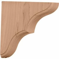 Ekena Stratford Wood Bracket BKTW02X06X06STAL, 1-3/4"W x 5-1/2"D x 5-1/2"H