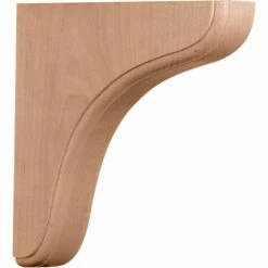 Ekena Eaton Wood Bracket BKTW02X08X08EARO, 1-3/4"W x 7-1/2"D x 7-1/2"H