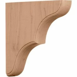 Ekena Stratford Wood Bracket BKTW02X10X10STRO, 1-3/4"W x 10"D x 10"H
