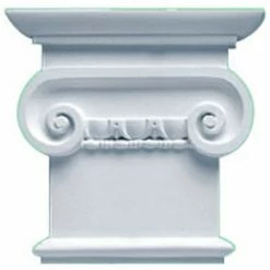 Ekena Classic Ionic Capital CAP08X07X02CL, 8-1/4"W x 7-7/8"HW x 5/8"D