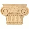 Ekena Medium Bradford Roman Ionic Capital CAP10X02X07BRAL, 10-3/4"W x 5-5/8"BW x 2-1/4"D x 7-1/2"H -Cheap Moulding & Millwork Store EKE CAP10X02X07BRAL