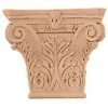Ekena Large Floral Roman Corinthian Capital CAP11X03X09FLMA, 11-1/2"W x 6-3/4"BW x 3-3/4"D x 9-5/8"H -Cheap Moulding & Millwork Store EKE CAP11X03X09FLMA