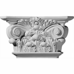 Ekena Acanthus Leaf Capital CAP12X06X03AC, 12-1/4"W x 6-7/8"H x 3-1/2"DW x 5/8"