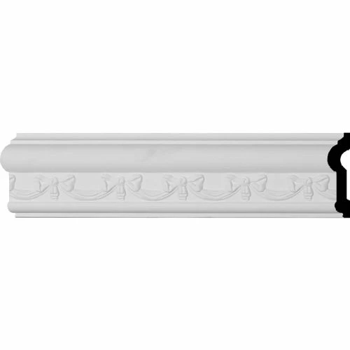 Ekena Federal Chair Rail CHA03X01FE, 3-1/8"H x 1"D x 94-1/2"L 3 Ekena Federal Chair Rail CHA03X01FE, 3-1/8"H x 1"D x 94-1/2"L