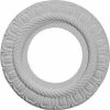 Ekena Claremont Ceiling Medallion CM09CL, 9"OD x 4-3/8"ID x 1/2"D -Cheap Moulding & Millwork Store EKE CM09CL