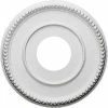 Ekena Bradford Ceiling Medallion CM12BR, 12-1/2"OD x 3-7/8"ID x 3/4"D -Cheap Moulding & Millwork Store EKE CM12BR