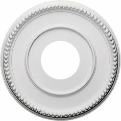 Ekena Bradford Ceiling Medallion CM12BR, 12-1/2"OD x 3-7/8"ID x 3/4"D