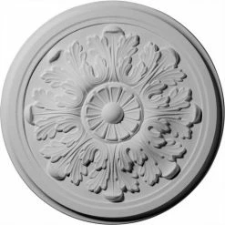 Ekena Legacy Acanthus Ceiling Medallion CM12LE, 12-3/4"OD x 7/8"D