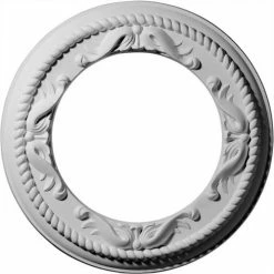 Ekena Roped Medway Ceiling Medallion CM12ME, 12-1/4"OD x 7-1/2"ID x 7/8"D