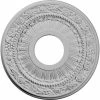 Ekena Nadia Ceiling Medallion CM12NA, 12-1/8"OD x 3-5/8"ID x 7/8"D