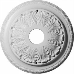 Ekena Asa Ceiling Medallion CM13AS, 13-3/4"OD x 2-3/4"ID x 3"D