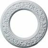 Ekena Blackthorn Ceiling Medallion CM13BL, 13-3/8"OD x 7-1/2"ID x 3/4"D -Cheap Moulding & Millwork Store EKE CM13BL