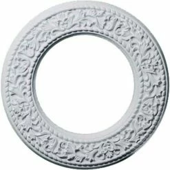 Ekena Blackthorn Ceiling Medallion CM13BL, 13-3/8"OD x 7-1/2"ID x 3/4"D