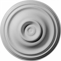 Ekena Traditional Ceiling Medallion CM14TR, 14-3/4"OD x 4"ID x 1-3/4"D