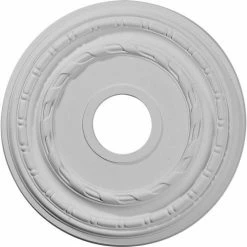 Ekena Dublin Ceiling Medallion CM15DU, 15-3/8"OD x 3-5/8"ID x 1"D