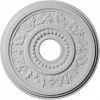 Ekena Genevieve Ceiling Medallion CM16GN, 16-1/8"OD x 3-1/2"ID x 7/8"D -Cheap Moulding & Millwork Store EKE CM16GN