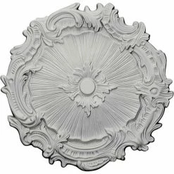 Ekena Plymouth Ceiling Medallion CM16PL, 16-3/4"OD x 1/2"ID x 1-3/8"D