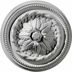 Ekena Wigan Ceiling Medallion CM16WG, 16"OD x 2-1/4"ID x 2-1/4"D
