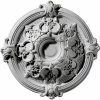 Ekena Hamilton Ceiling Medallion CM17HA, 17-3/8"OD x 3-3/4"ID x 1-3/4"D