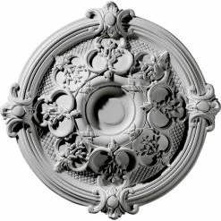 Ekena Hamilton Ceiling Medallion CM17HA, 17-3/8"OD x 3-3/4"ID x 1-3/4"D