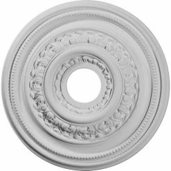 Ekena Orleans Ceiling Medallion CM17OL, 17-5/8"OD X 3-5/8"ID X 1-7/8"D
