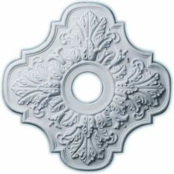 Ekena Peralta Ceiling Medallion CM17PE, 17-3/4"OD x 3-1/8"ID x 1"D