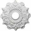 Ekena Preston Ceiling Medallion CM17PR, 17-1/2"OD x 3-1/2"ID x 1"D 1 Ekena Preston Ceiling Medallion CM17PR, 17-1/2"OD x 3-1/2"ID x 1"D -Cheap Moulding & Millwork Store EKE CM17PR